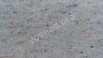 Холстопрошивное полотно серое 160 см. 180 г/м2 5 мм